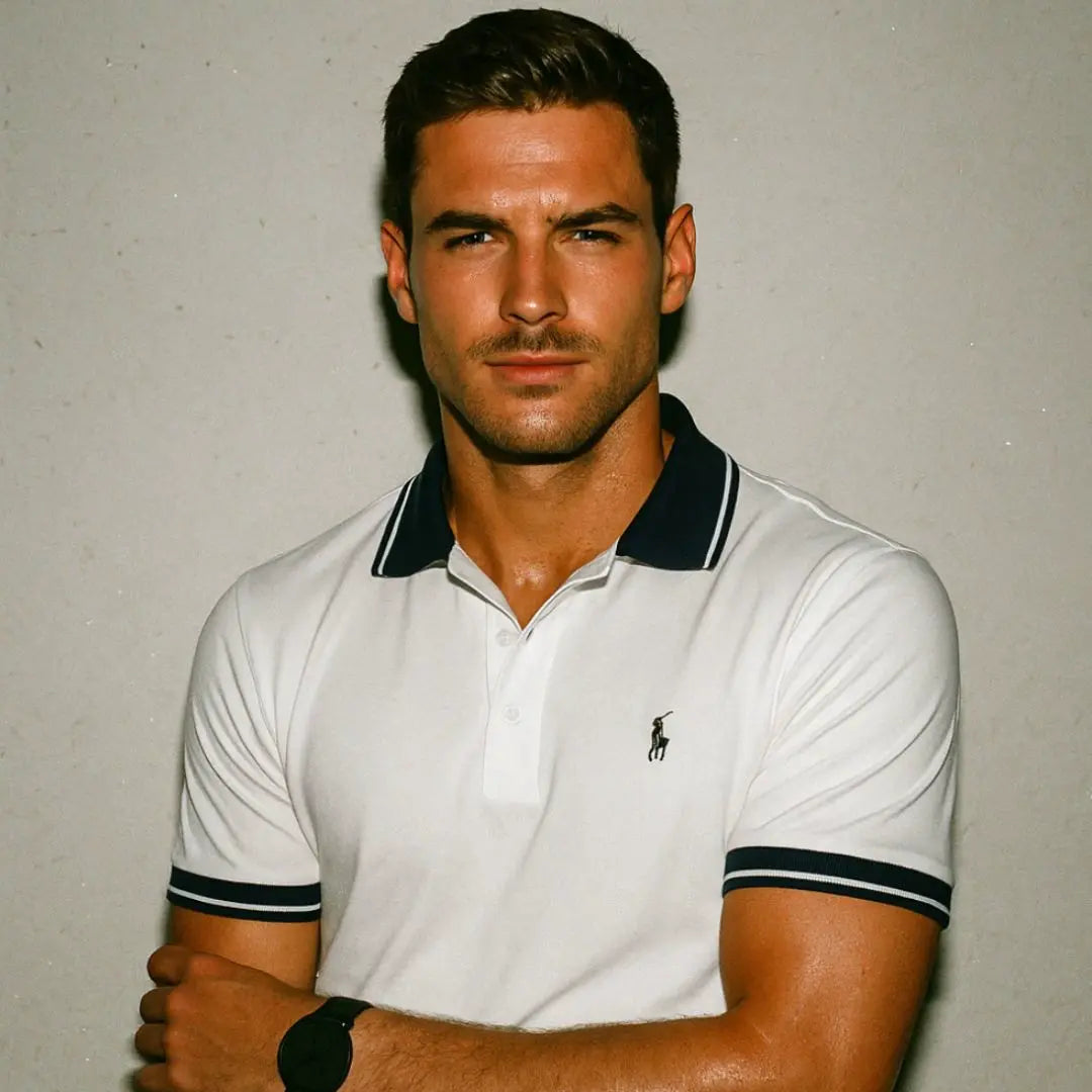 Men's Premium Classic Short-Sleeve Polo Shirt 2-Pack