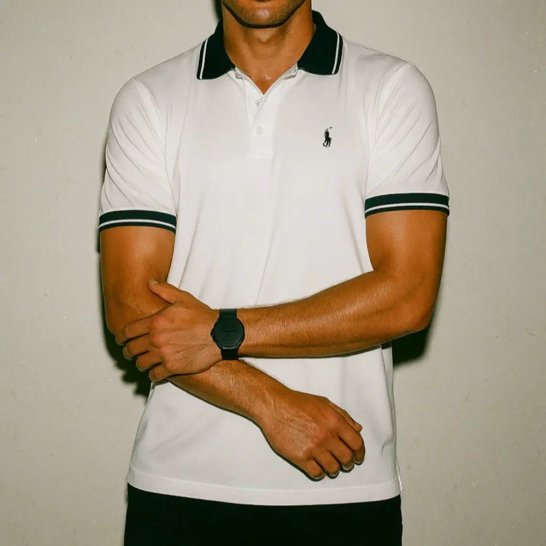 Men's Premium Classic Short-Sleeve Polo Shirt 2-Pack