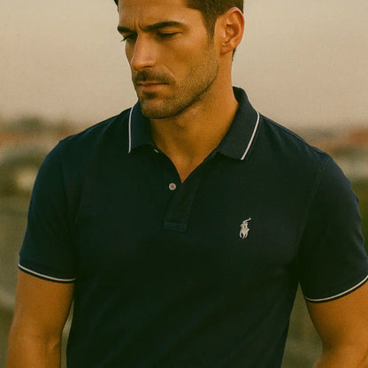 Men's Premium Classic Short-Sleeve Polo Shirt 2-Pack