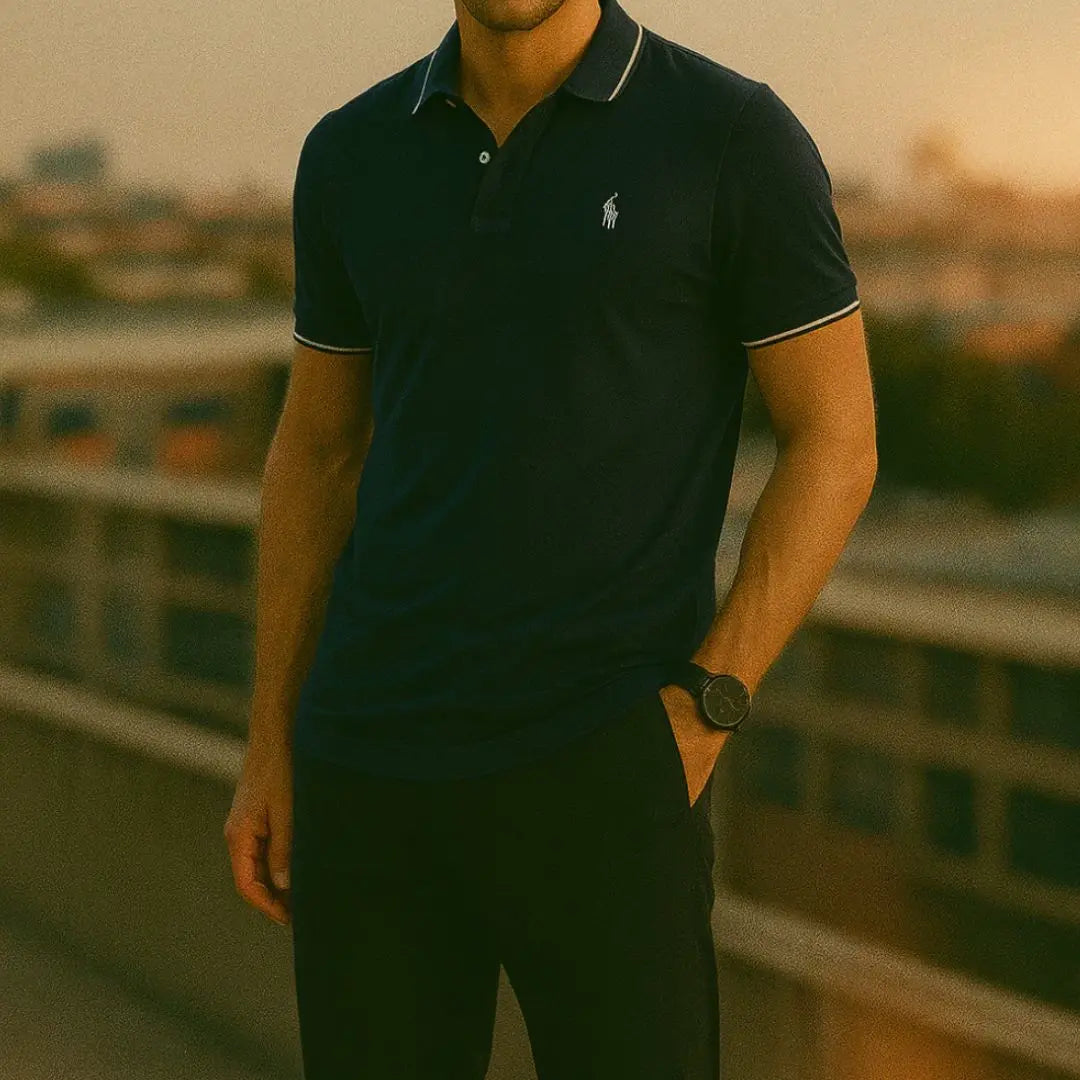 Men's Premium Classic Short-Sleeve Polo Shirt 2-Pack