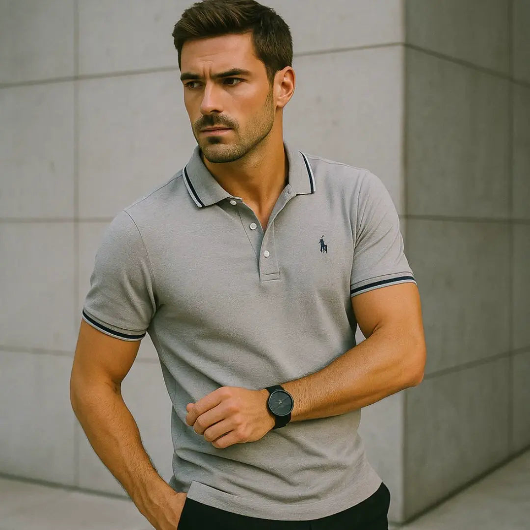 Men's Premium Classic Short-Sleeve Polo Shirt 2-Pack
