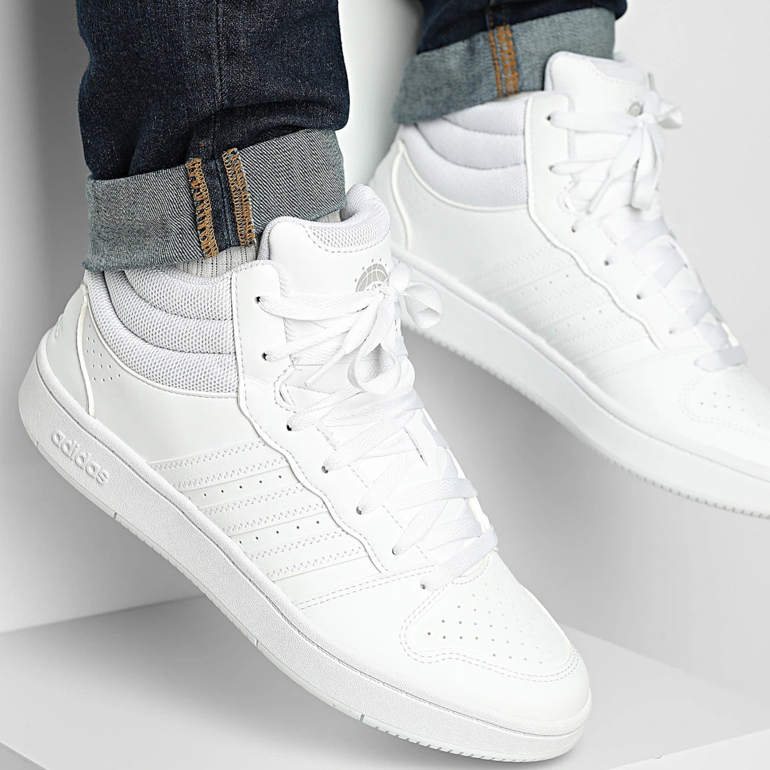 Baskets AD™ Lifestyle — Blanc / Blanc — Montantes Authentic
