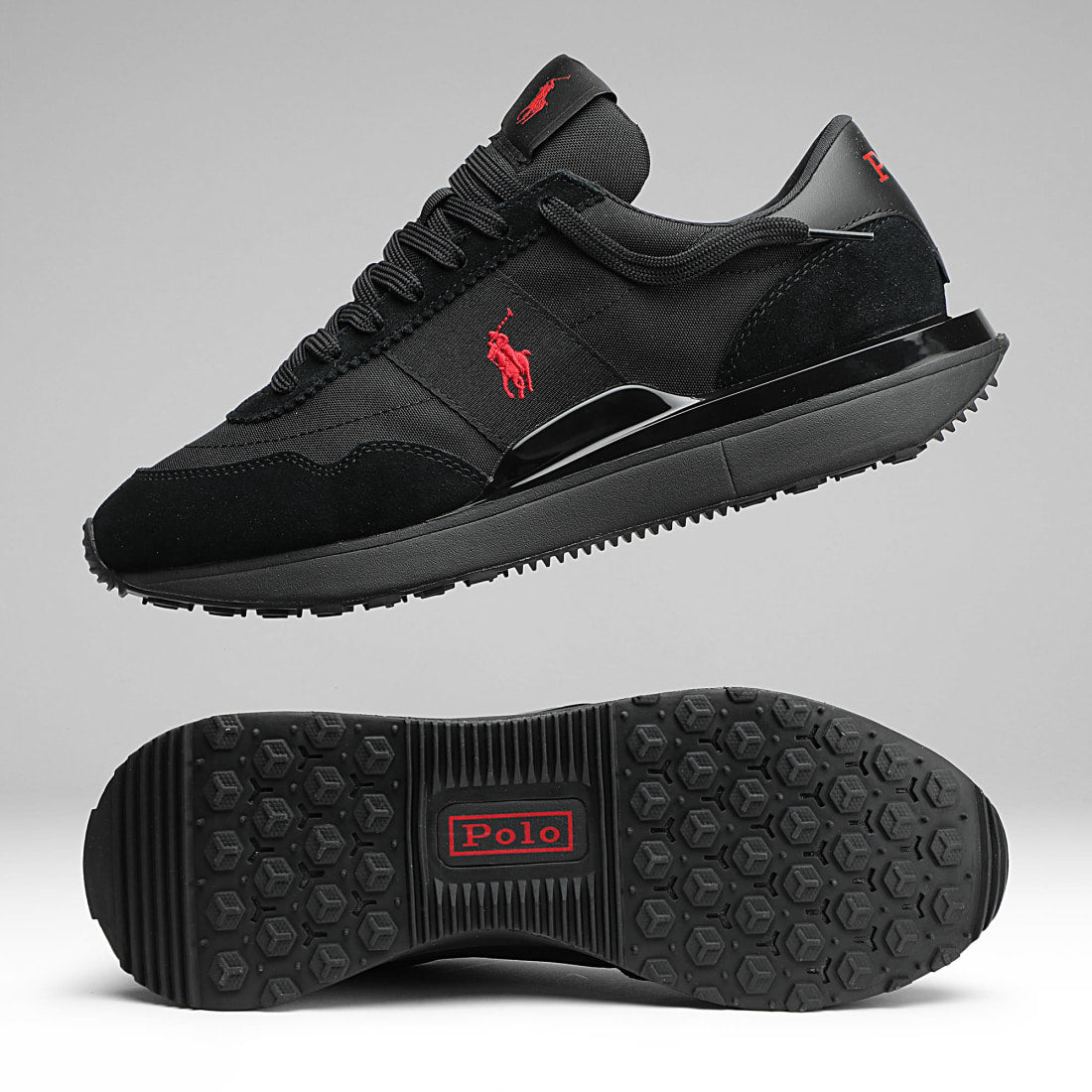 Polo RL™ Elite Active — Noir-Rouge