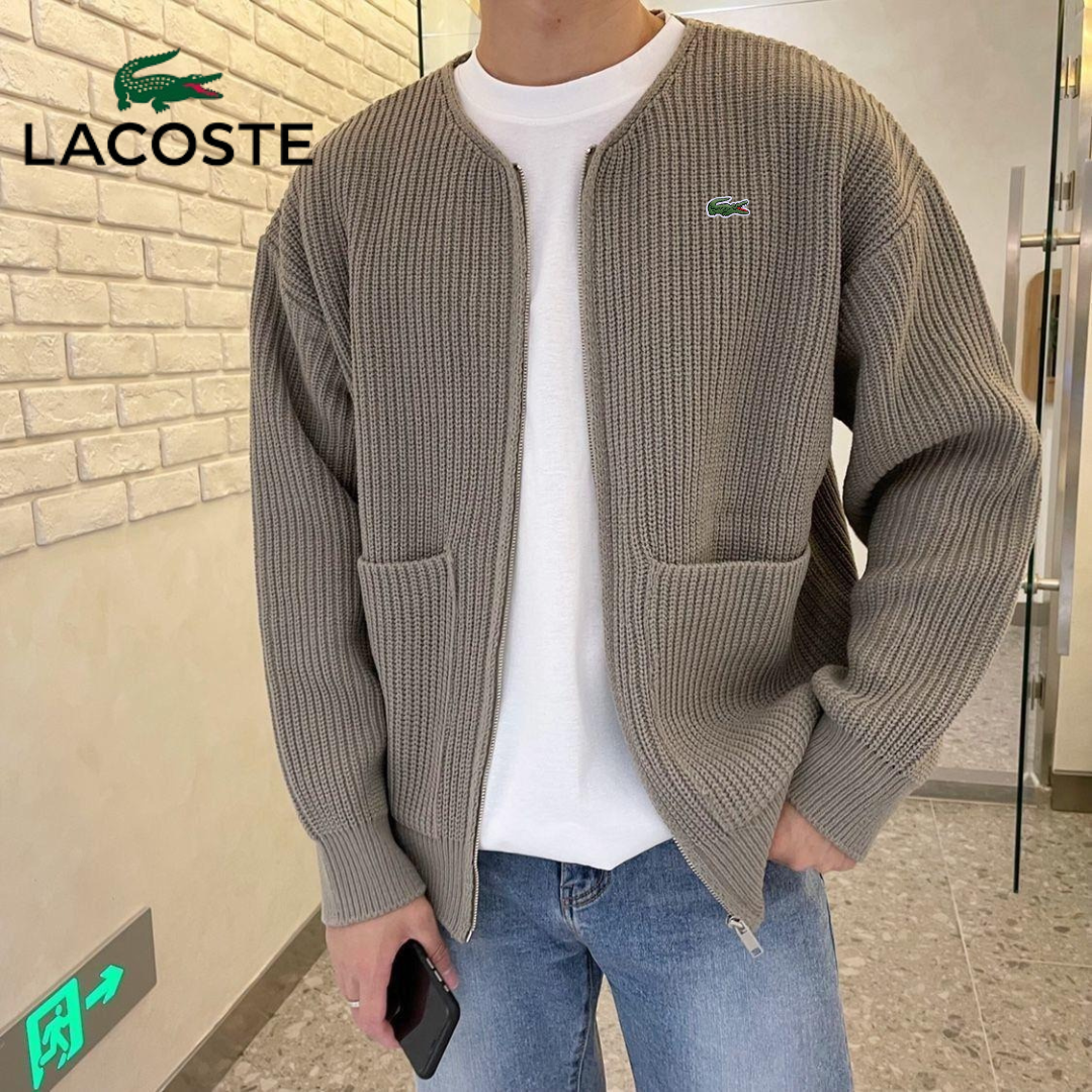 Veste cardigan oversize en maille pour homme