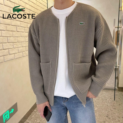 Veste cardigan oversize en maille pour homme