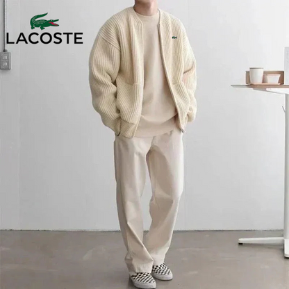 Veste cardigan oversize en maille pour homme