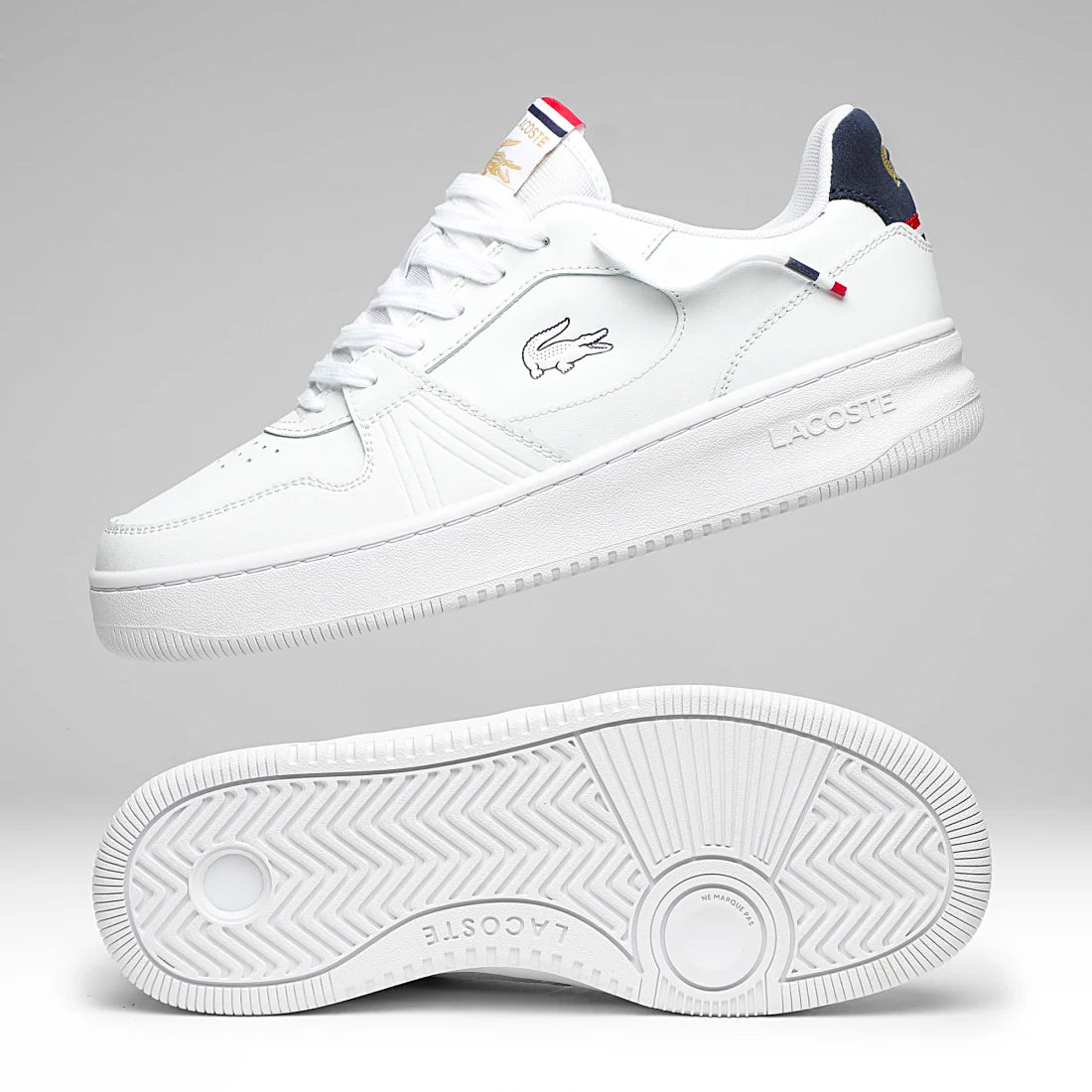 Lacoste L001 Set 225 White Navy Red