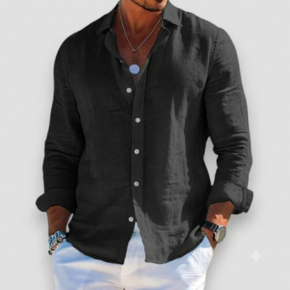 Chemise en lin élégante et légère