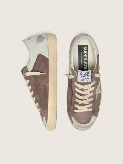Golden Goose Super-Star — Cuir Velours Femme