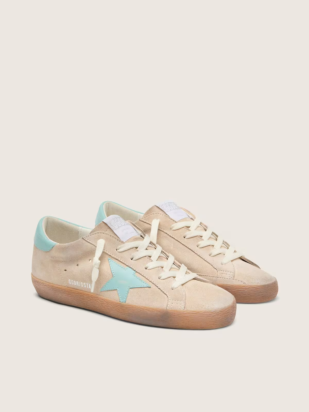 Golden Goose Super-Star — Cuir Velours Femme