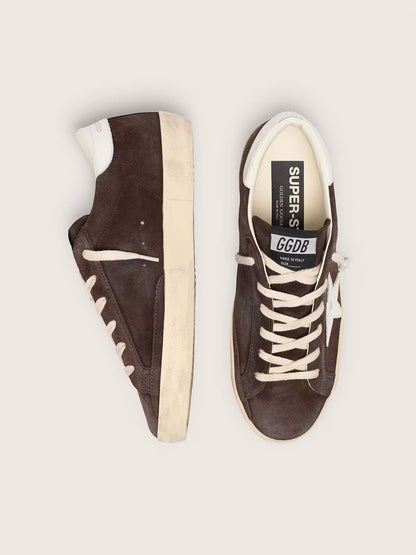 Golden Goose Super-Star — Cuir Velours Femme