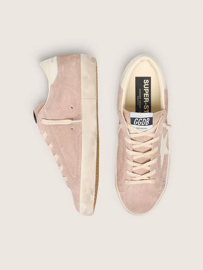 Golden Goose Super-Star — Cuir Velours Femme