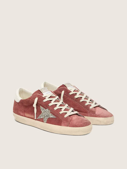 Golden Goose Super-Star — Cuir Velours Femme