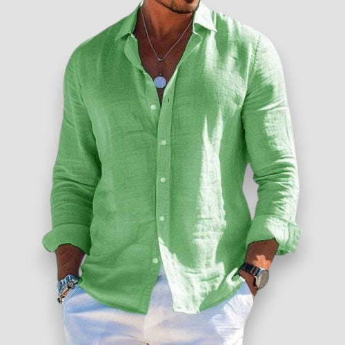 Chemise en lin élégante et légère