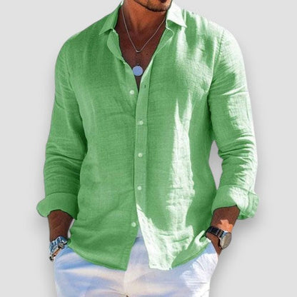 Chemise en lin élégante et légère