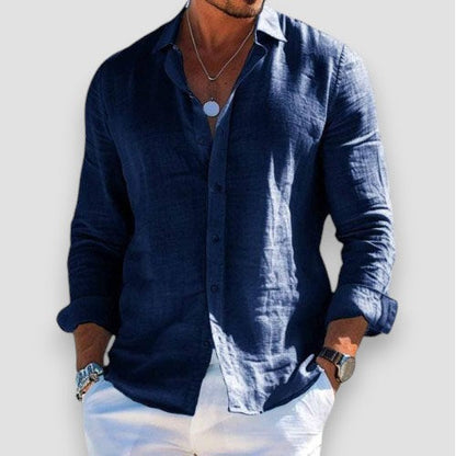 Chemise en lin élégante et légère