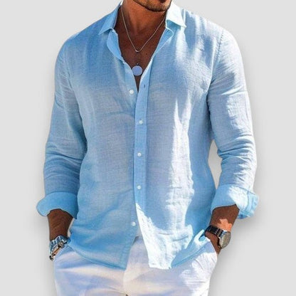 Chemise en lin élégante et légère
