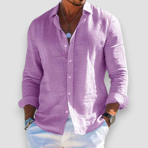 Chemise en lin élégante et légère