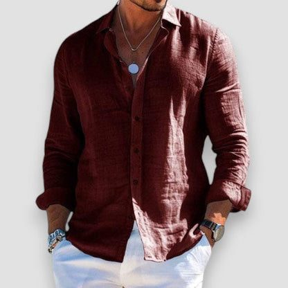 Chemise en lin élégante et légère